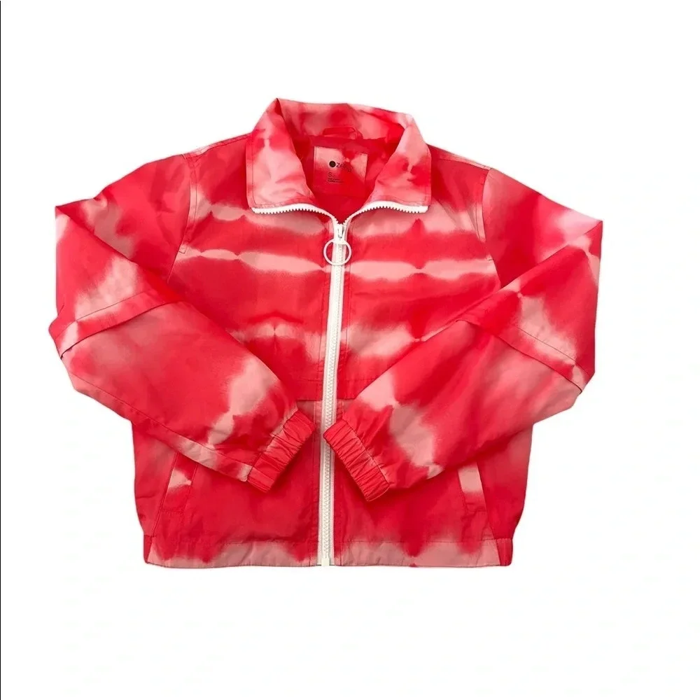 Zella Full Zip Tie Dye Windbreaker Jacket‎ Size Small